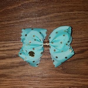 Mint and gold JoJo bow (Mini)